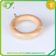 Hot sell 50mm Ivory wood curtain rod ring